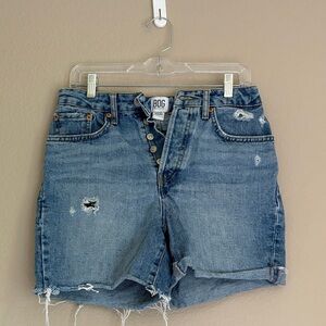 BDG Urban Outfitters Light Blue Distressed Jean Shorts